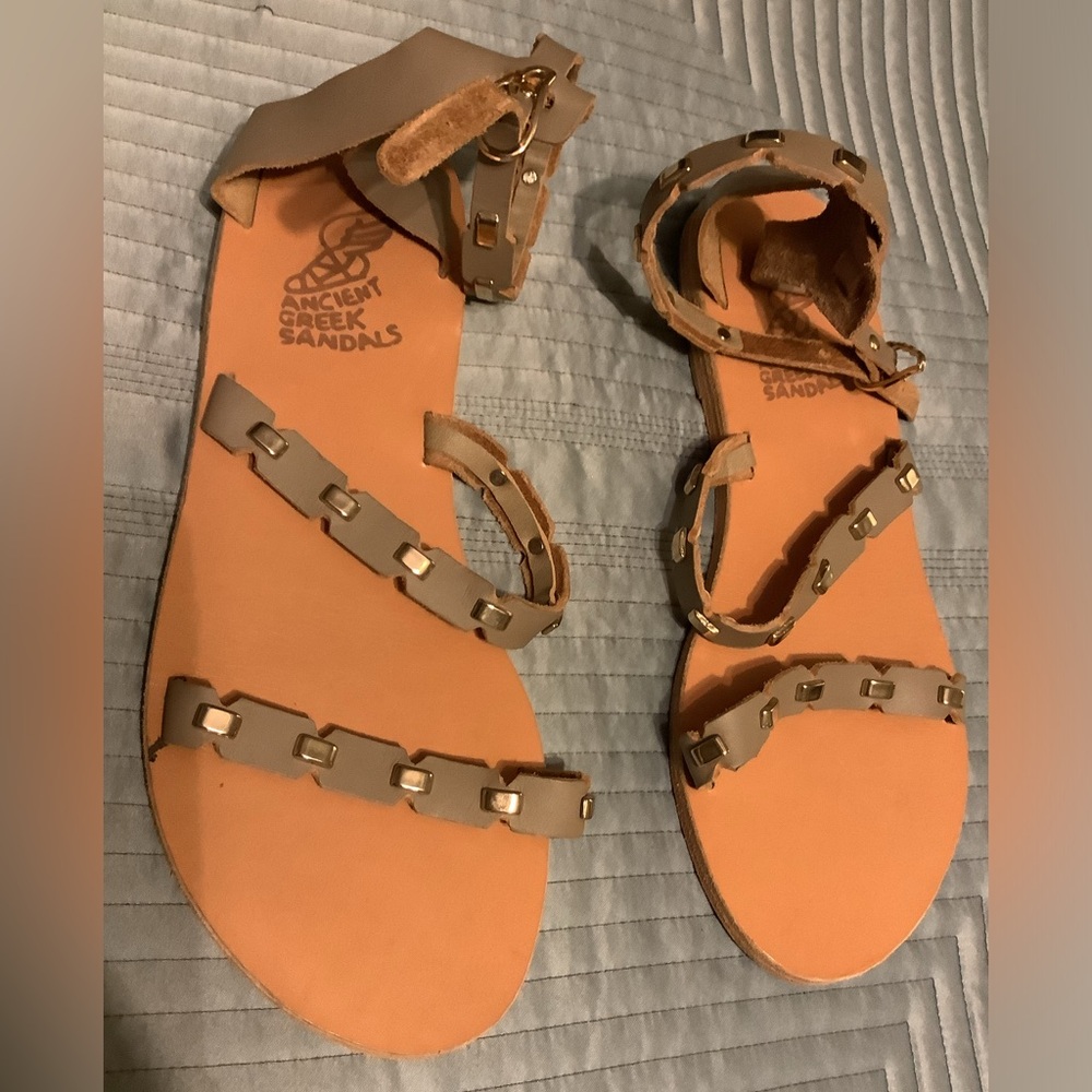 Ancient Greek Sandals Size 9 - Picture 3 of 11